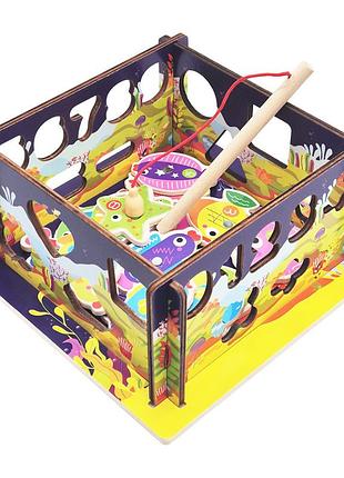 Деревянный сортер-рыбалка "океан" c 61739 стены-конструктор, математический и фигурный