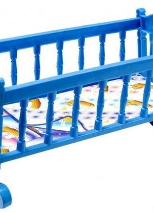 Кроватка для куклы барби s0013 качалка s0013(blue)