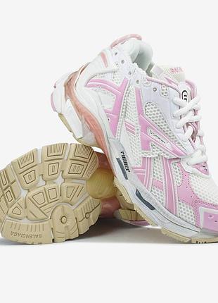 Balenciaga runner white pink