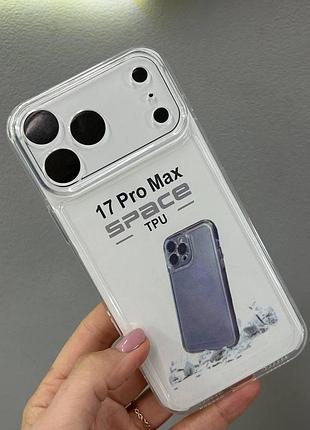 Прозрачный чехол iphone 17 pro max, противоударный чехол для iphone 17 pro max, силиконовый чехол iphone 17 pro max