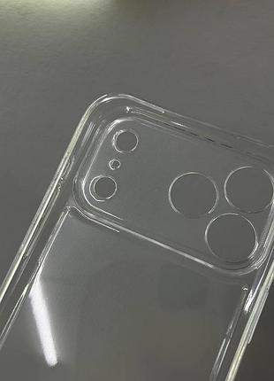 Прозрачный чехол iphone 17 pro max, противоударный чехол для iphone 17 pro max, силиконовый чехол iphone 17 pro max 5