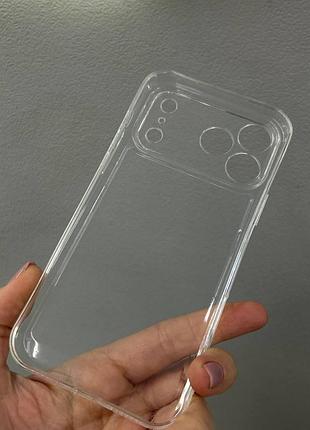Прозрачный чехол iphone 17 pro max, противоударный чехол для iphone 17 pro max, силиконовый чехол iphone 17 pro max 6