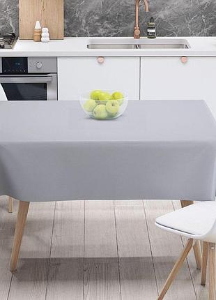 Скатерть "aquastop" 150*200 см водоотталкивающая (light grey)