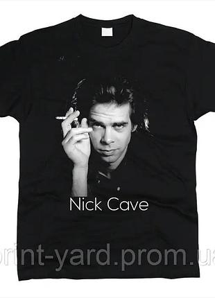 Футболка черная loys music nick cave hip-hop style