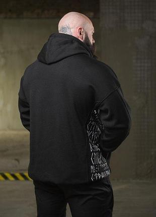 Теплая худи ghetto warrior нп4873 4
