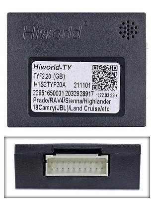Перетворювач сигналу серії qiv адаптер can-bus toyota qbr ty0403b (hiworld tyf2.20)