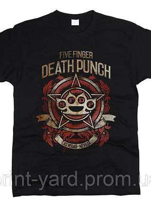 Футболка чорна loys music five finger death punch print