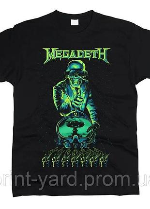 Футболка чорна loys music megadeth rock print