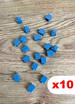 Кубики 1х1 піна (блакитний) 10 шт