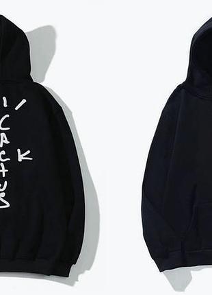 Худи чёрный loys cactus jack. толстовка кактус джек art. 9 xxl