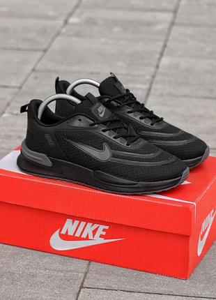 Мужские кроссовки найк nike black черный 40 42
