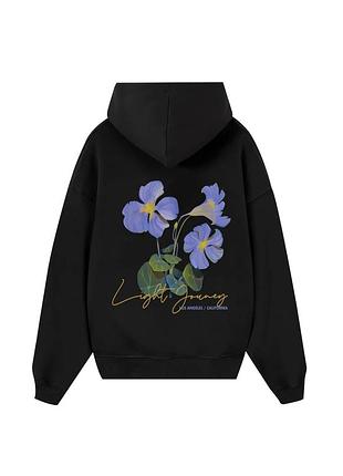 Худи loys толстовка с принтом light journey hoodie, черный xs