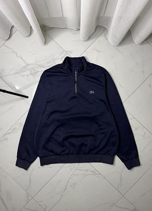 Чоловічий брендовий світшот lacoste half-zip (розмір xl / fr 6)