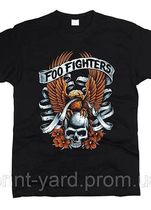 Футболка чорна loys music fooo fighters hip-hop