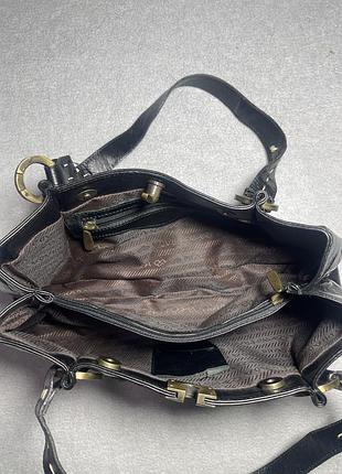 Prada винтажная кожаная сумка 8