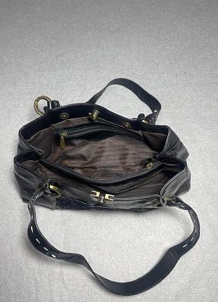 Prada винтажная кожаная сумка 7