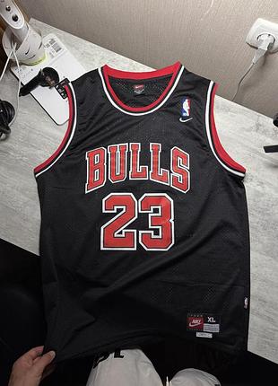 Чоловіча баскетбольна майка nike team sports chicago bulls michael jordan #23 xl