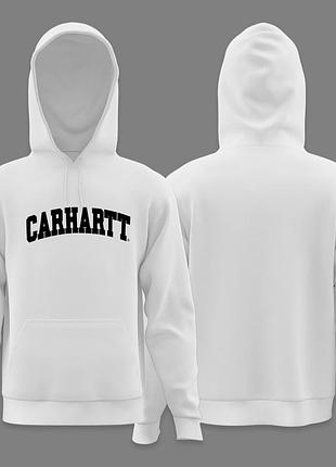 Чоловіче худі carhartt біле кархарт унісекс-кофта жіноча толстовка з капюшоном xs