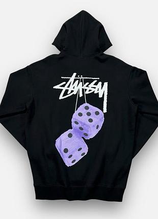 Чоловічі худі stussy fuzzy dice hoodie жіноча толстовка кофта стусі кубиками xs
