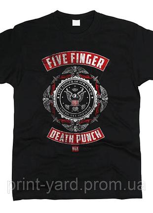 Футболка чорна loys music five finger death punch