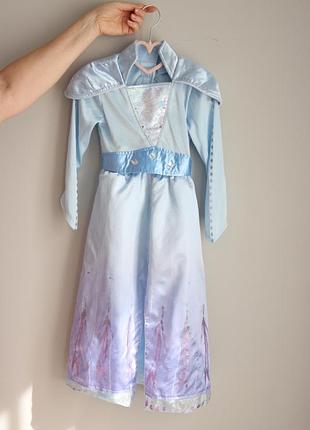 Карнавальний костюм для дівчинки frozen ельза блакитний