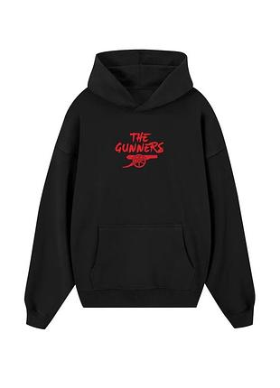 Худи loys толстовка с принтом the gunners hoodie, черный xs