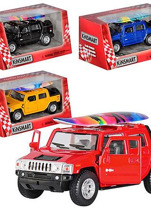 Колекційна машинка металева hummer h2 surfboard