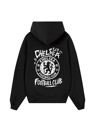 Худи loys толстовка с принтом chelsea wild style hoodie, черный m