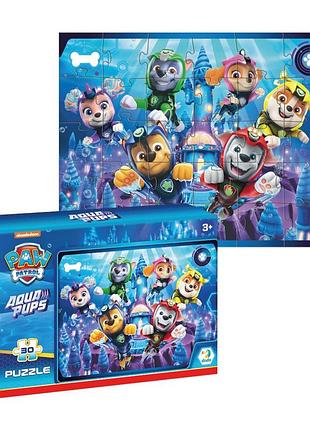 Пазл детский 30 элементов "paw patrol. aqua pups" развивающая игра (200448)