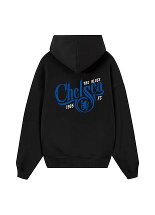 Худи loys толстовка с принтом chelsea the blues hoodie, черный s