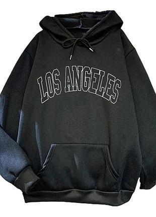 Худи los angeles черная толстовка xxl