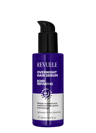 Сыворотка для ломких волос ночная revuele "восстановление за 8 часов" 150 мл daily skin care