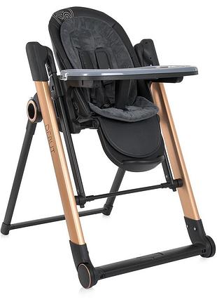 Стульчик для кормления-качель 2 в 1 el camino me 1102 debut posh black