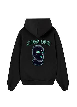 Худи loys толстовка с принтом money cash out hoodie, черный l