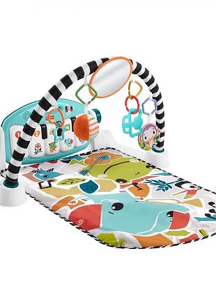 Коврик-игровой центр голубой "нажми и играй" с технологией smart stages (англ.) fisher-price (hwy58)