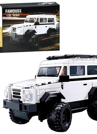 Конструктор sluban, джип 1:35, фігурка, 332 деталі, коробка 30×19×7 см (m38-b1358)