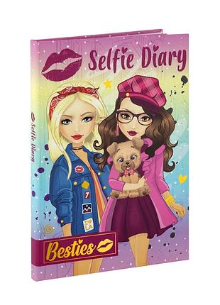 Дневник besties а5 с волшебной ручкой, 50 листов, фиолетовый (961022)