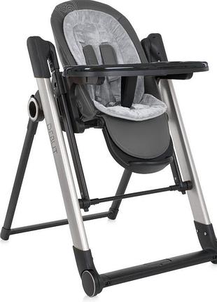 Детский стульчик-качалка debut с пультом управления (me 1102 dark gray)