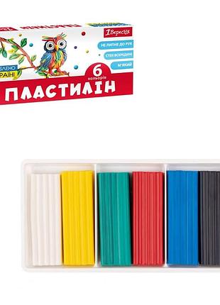 Пластилин 1сентября 6 цв., 120г classic (540653)