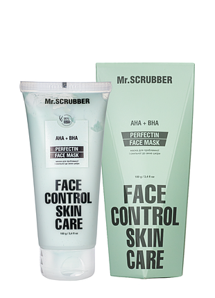 Маска для проблемної та схильної до акне шкіри mr.scrubber perfectin face control, 100 г daily skin care