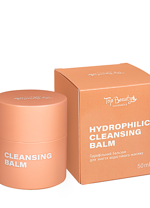 Очищающий гидрофильный бальзам для лица top beauty 50 мл daily skin care