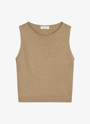 Льняной топ жилет marc o polo