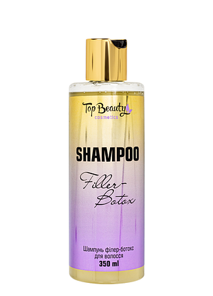 Шампунь для волос с эффектом ламинирования top beauty филлер-ботокс 350 мл daily skin care