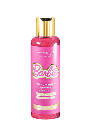Гель для душу top beauty barbie з шиммером, 200 мл daily skin care