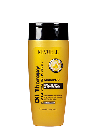 Шампунь для всех типов волос revuele oil therapy питание и восстановление 250 мл daily skin care