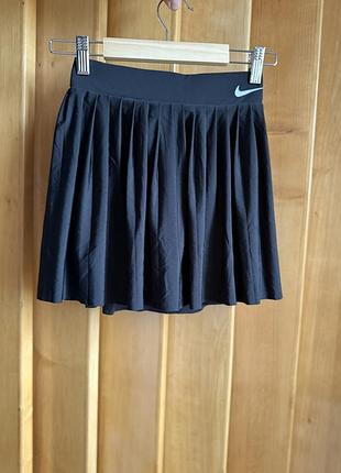 Шорти-спідниця жіноча nike pro чорна