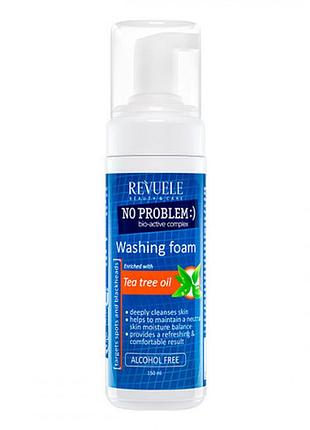 Очищаючий лосьйон проти прищів з чайним деревом revuele no problem, 200 мл daily skin care