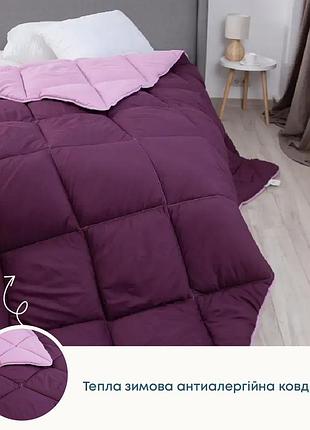 Одеяло "alaska" 200*220 см (450г/м2) (microfiber) (бордовый комбинированный)