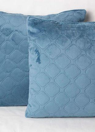 Подушка декоративна "velure" 40*40 см (350г) (dark blue new)