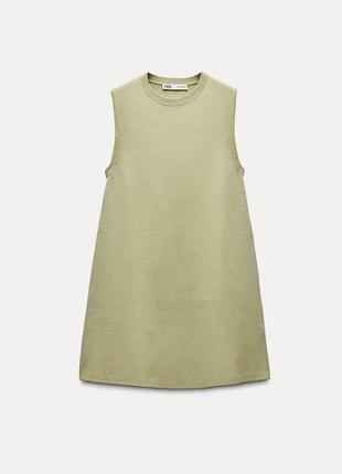 Платье плотной вязки zara